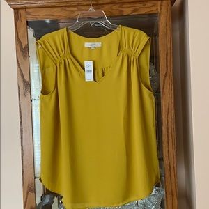 Top smocked trim shell